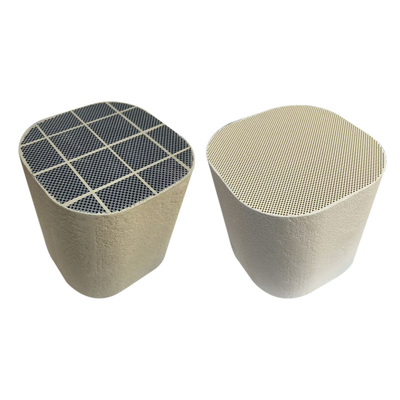 Low backpressure square DPF