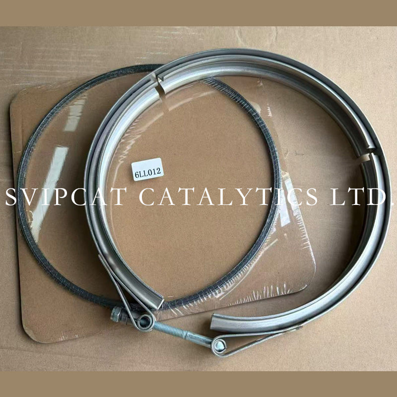 Din 2AL022 Exhaust Clamp Gasket Kit for DAF Euro 6 V Clamp 6LL011 + Gasket 6LL012 Replaces 1976845