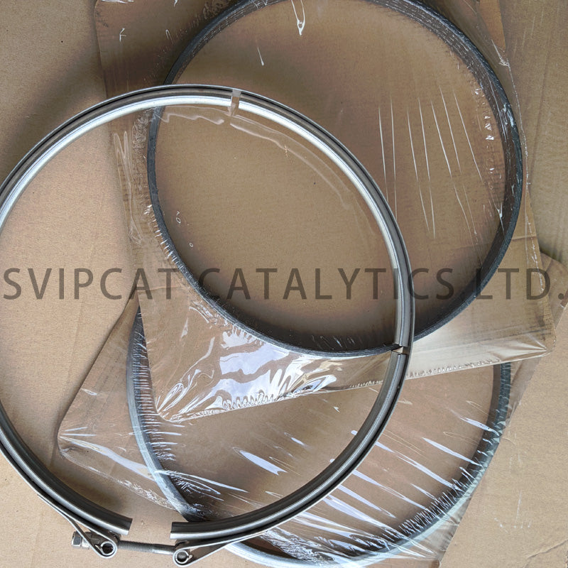 Din 6LL017 Clamp Gasket Kit for Scania Euro 6 DPF 6LI001 V Clamp 6LL000 + Gaskets 6LL002 6LL007