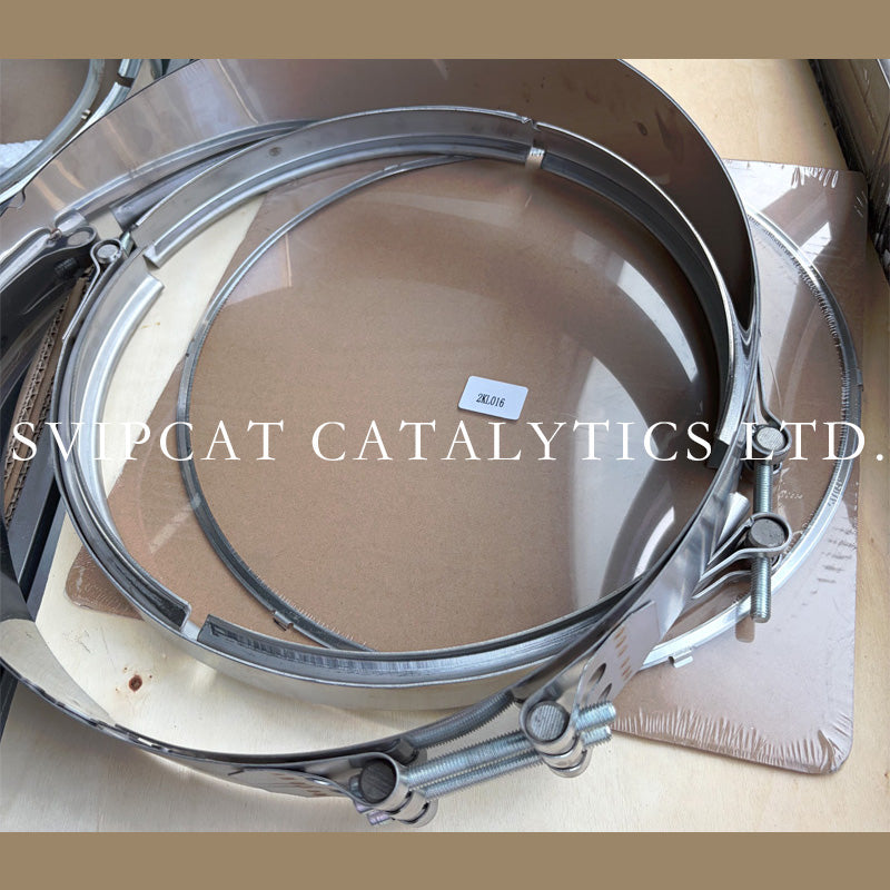For Iveco Euro 6 Exhaust Kit  V Clamp 2KL014 + Clamp 2KL015 + Gasket 2KL016  Replaces 5801651134