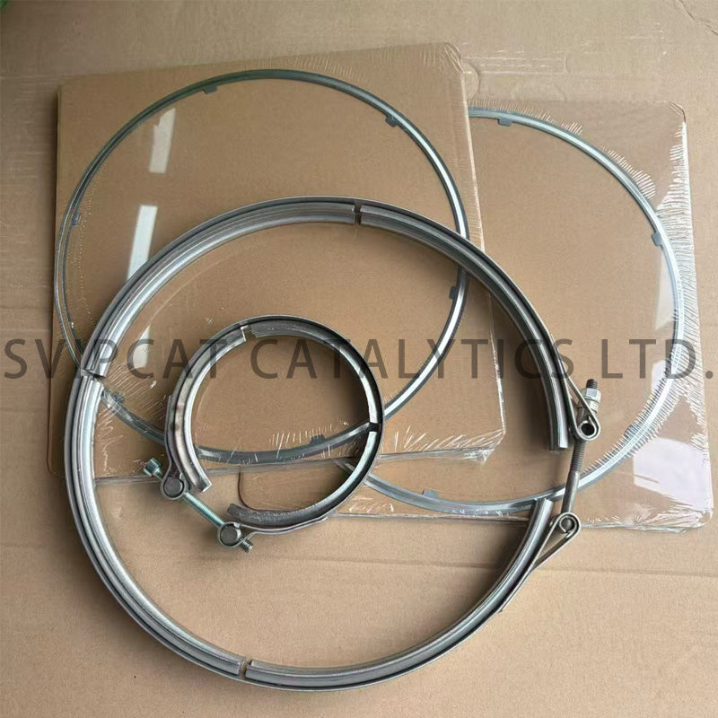 Din 8AL030 Renault For Volvo Exhaust Clamp Sealing Gasket Set Direct Replacement for OE 23257246