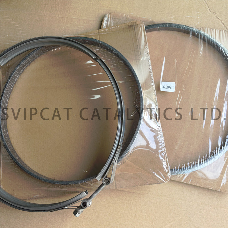 Din 6LL016 for Scania Euro 6 DPF 6LI000 Clamp Gasket Kit V Clamp 6LL005 + Sealing Gaskets 6LL006 6LL008