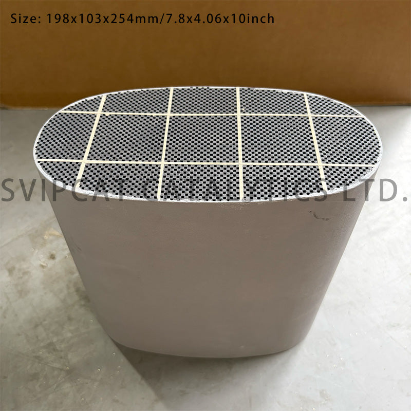 Sic / Ceramic DPF (Diesel Particulate Filter) - 198x103x254mm