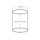 Cross-sectional view of a 170mm SiC DPF, clearly showing the wall-flow filter channel design
