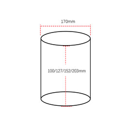 Cross-sectional view of a 170mm SiC DPF, clearly showing the wall-flow filter channel design
