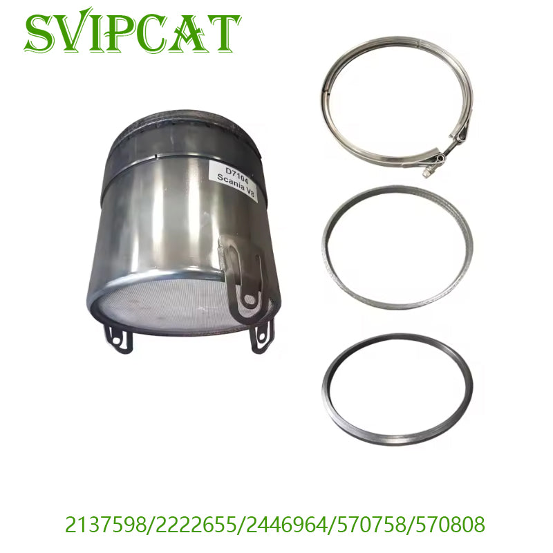 FOR SCANIA EURO6 Diesel particulate filter V-Clamp 2137233 + Gasket 2137602 2137231 for SCANIA 2137598 2222655 KIT
