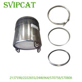 FOR SCANIA EURO6 Diesel particulate filter V-Clamp 2137233 + Gasket 2137602 2137231 for SCANIA 2137598 2222655 KIT