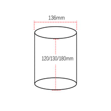 Load image into Gallery viewer, 200mm diameter silicon carbide filter insert with reinforced edges for mechanical strength