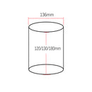 200mm diameter silicon carbide filter insert with reinforced edges for mechanical strength