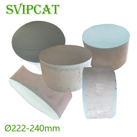 SVIPCAT 222-240mm SCR/ASC Diesel Emission Filter | Euro VI Compatible | Stainless Steel Housing Heavy Duty DPF