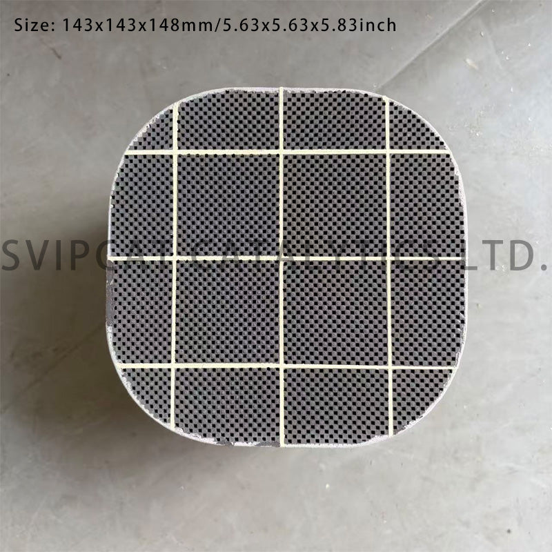 Sic / Ceramic DPF (Diesel Particulate Filter) - ⁠143x143x148mm