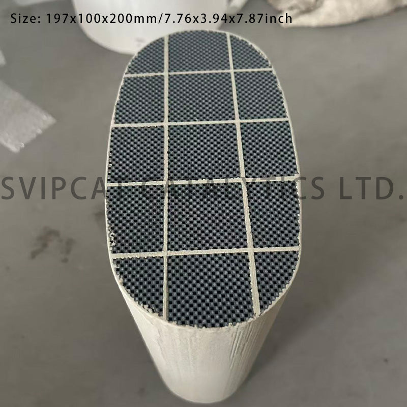 Sic / Ceramic DPF (Diesel Particulate Filter) - ⁠197x100x200mm