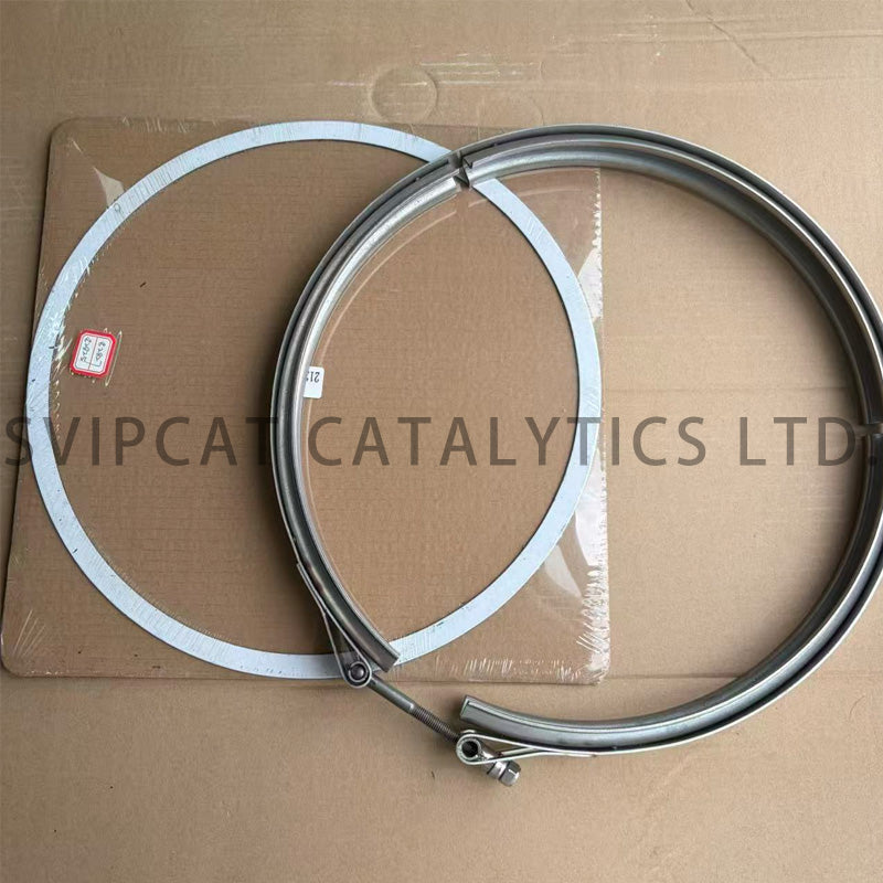 Din 82827 For Volvo Mack 12 Exhaust Clamp Gasket Kit Replaces OE 21212520 21212522 More