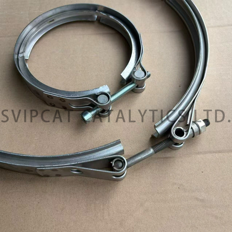 Din 8AL030 Renault For Volvo Exhaust Clamp Sealing Gasket Set Direct Replacement for OE 23257246