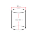 Microscopic view of the 228mm silicon carbide DPF ceramic honeycomb structure, showing evenly distributed 200 cpsi pore channels