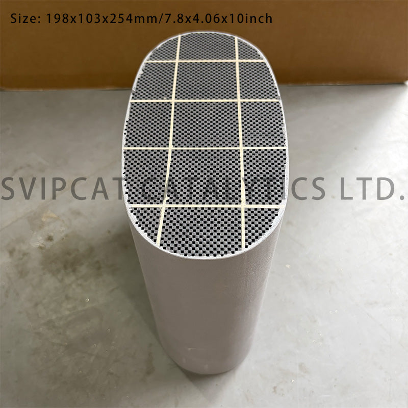 Sic / Ceramic DPF (Diesel Particulate Filter) - 198x103x254mm