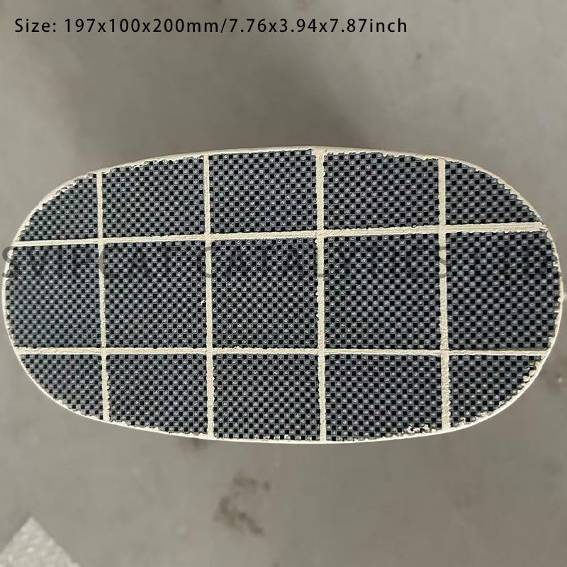 Sic / Ceramic DPF (Diesel Particulate Filter) - ⁠197x100x200mm