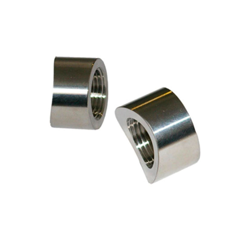 Stainless Steel O2 Sensor Weld Bung, Notched Style, M18x1.5