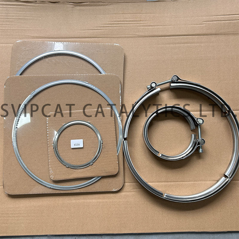 DPF Exhaust Pipe Seal Kit 4IJ004 Includes 4IL021 4IL025 4IL014 4IL017 Clamp & Gasket Set 6674314282 For MAN Euro6 Truck