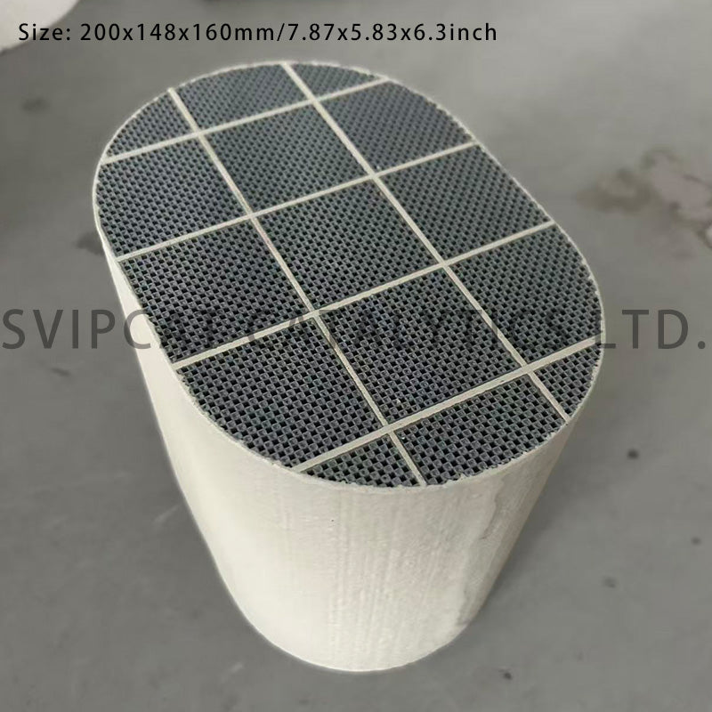 Sic / Ceramic DPF (Diesel Particulate Filter) - ⁠200x148x160mm