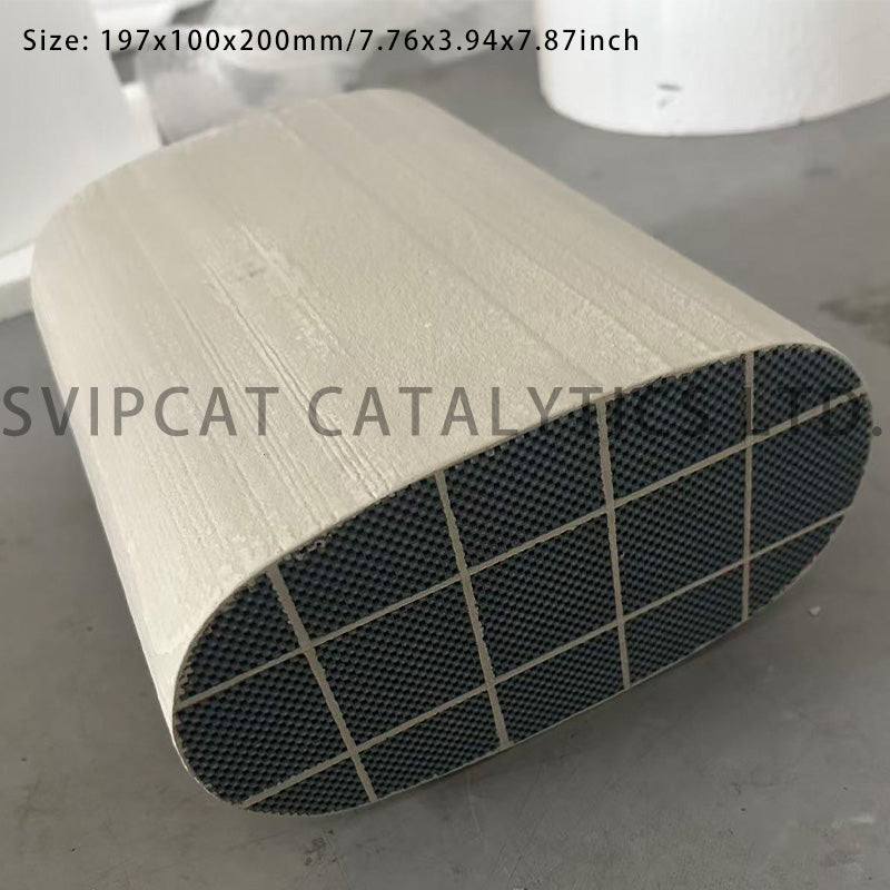 Sic / Ceramic DPF (Diesel Particulate Filter) - ⁠197x100x200mm