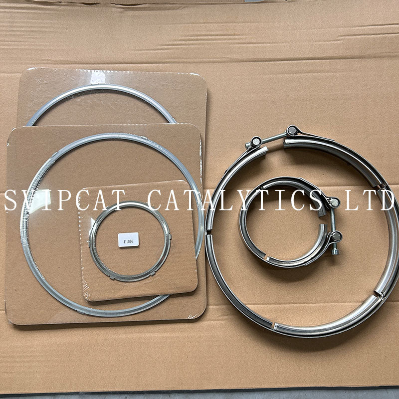 DPF Exhaust Pipe Seal Kit 4IJ004 Includes 4IL021 4IL025 4IL014 4IL017 Clamp & Gasket Set 6674314282 For MAN Euro6 Truck