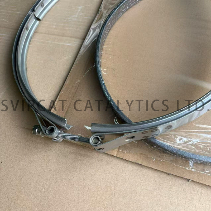 Din 6LL016 for Scania Euro 6 DPF 6LI000 Clamp Gasket Kit V Clamp 6LL005 + Sealing Gaskets 6LL006 6LL008