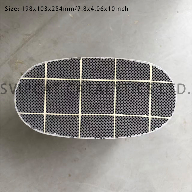 Sic / Ceramic DPF (Diesel Particulate Filter) - 198x103x254mm