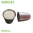 High quality silicon carbide DPF with low back pressure