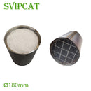 High-performance 180mm SiC Ceramic DPF for diesel engines.