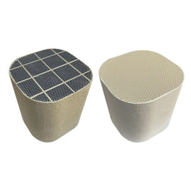 Low backpressure square DPF