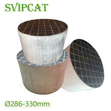 Load image into Gallery viewer, Schematic diagram of the internal structure comparison between POC silicon carbide catalyst and traditional ceramic catalyst