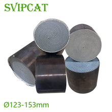 Load image into Gallery viewer, Stainless steel universal catalytic converter, diameter 123-153mm, compliant with Euro 2-6 emissions standards