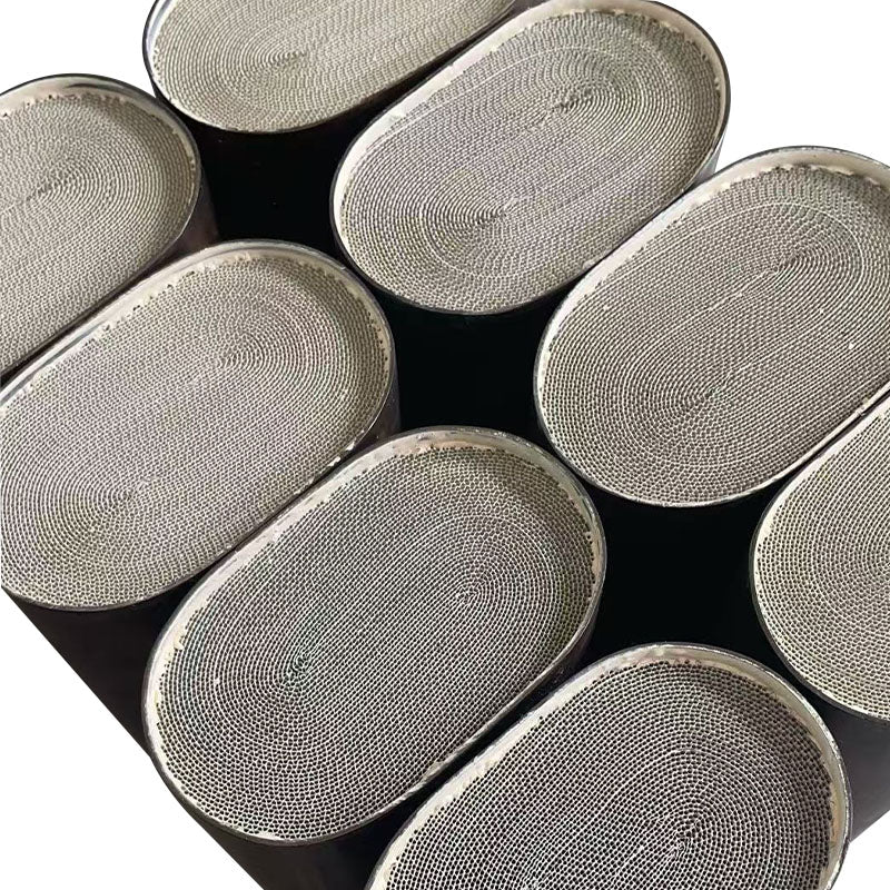 Metal Catalytic Converter Racetrack Type 3 Core 400cpsi Automobile Exhaust Catalytic Filter