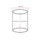 Close-up of the 267mm ceramic honeycomb microporous structure of the silicon carbide (SiC) DPF - Optimized pore distribution for efficient particle capture