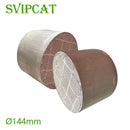 The DOC internal airflow guide plate structure optimizes the contact efficiency between exhaust gas and catalyst