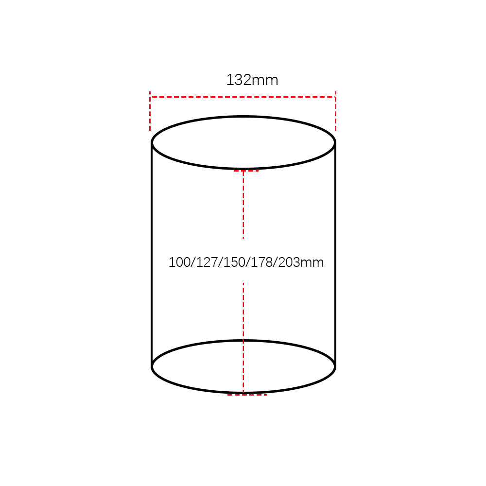 Sic Ceramic DPF Diesel Particulate Filter - 132mm (5.2") Diameter - High-Temperature Resistance for Trucks & Heavy-Duty Vehicles