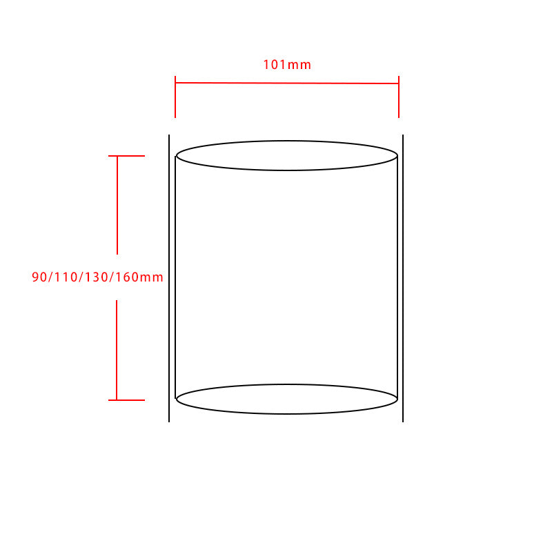 Gasoline vehicle catalytic converter ceramic diameter 90-114mm